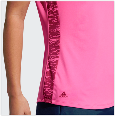 Adidas Ultimate Print SS Polo Pink