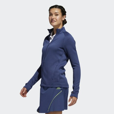 Adidas Textured Layer Golf Sweater Navy