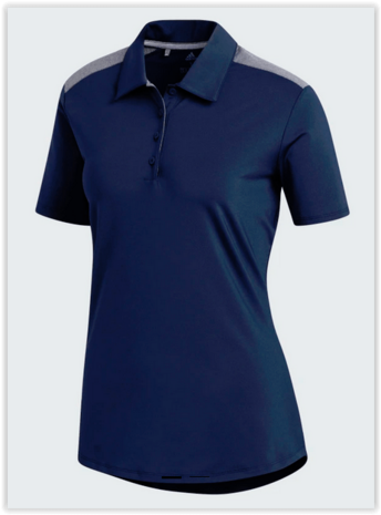 Adidas Ultimate Heather Women Polo Shirt Navy