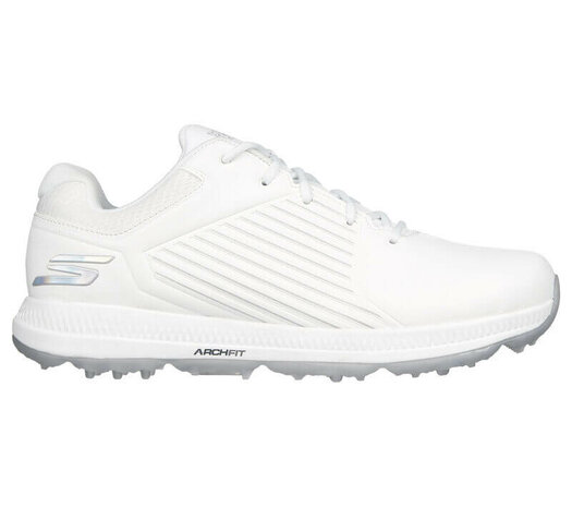 Skechers Dames Golfschoenen Go Golf Elite 5-GF Wit Zilver