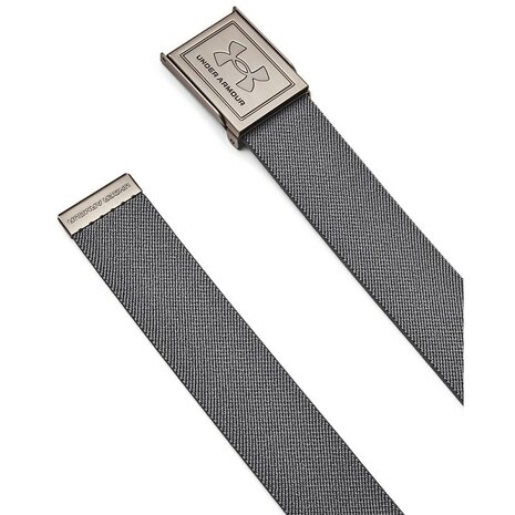 Under Armour Webbing Belt-Grijs Zwart