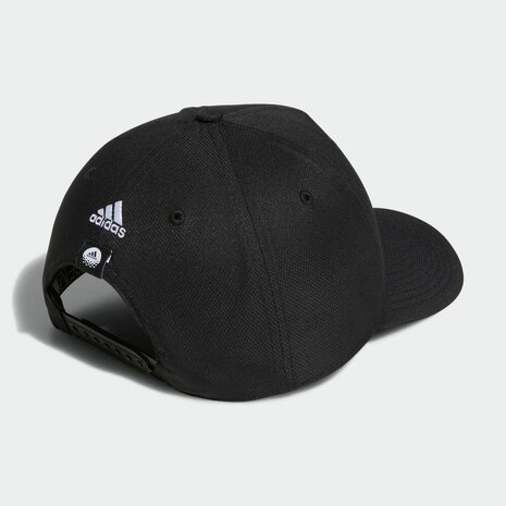 Golf Cap Adidas 3 Stripes Zwart