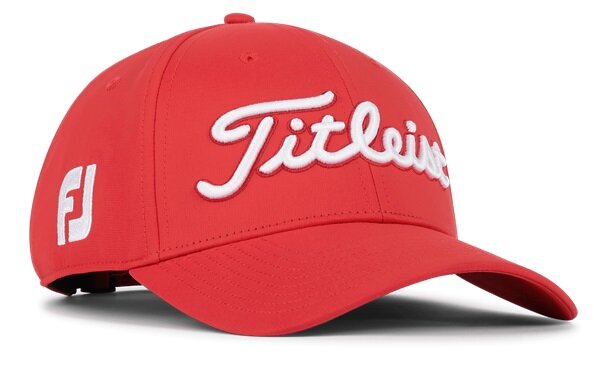 Titleist Tour Performance Cap Red White