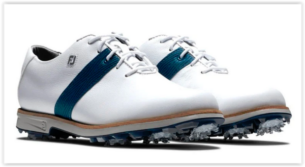 Footjoy Dryjoys Premiere Series Wit Navy Ladies 38