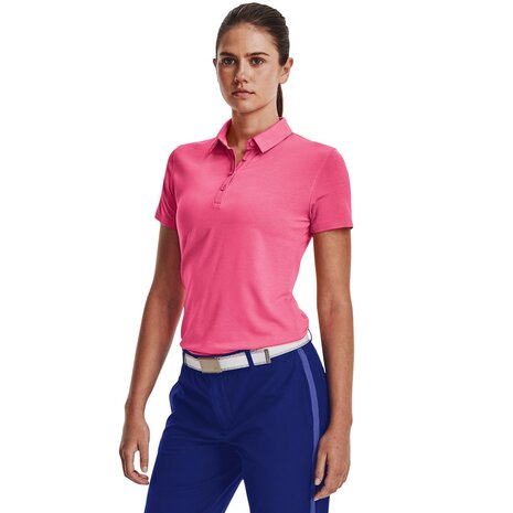 Under Armour Femmes Zinger Short Sleeve Polo Pink