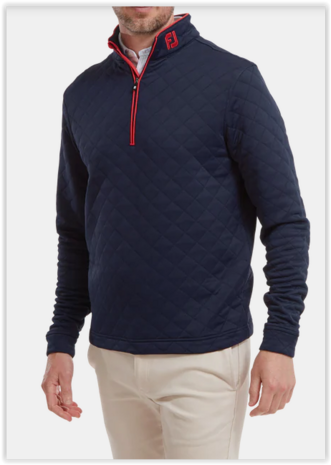 Footjoy Diamond Jacquard Chill Out Navy Red