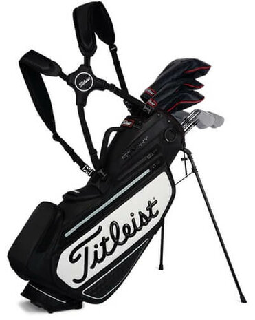 Titleist Premium StaDry Stand Bag Black White