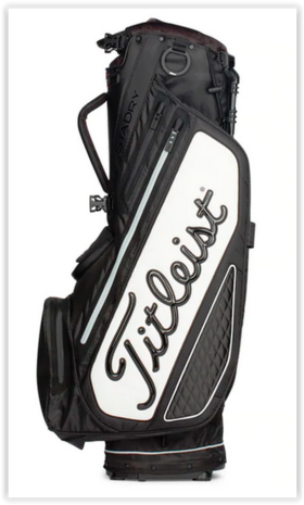 Titleist Premium StaDry Stand Bag Black White