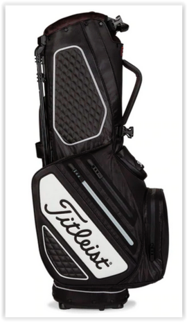 Titleist Premium StaDry Stand Bag Black White