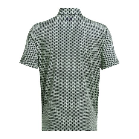 Under Armour Playoff Golfpolo 3.0 Printed- Micro-Pine Matrix Green 