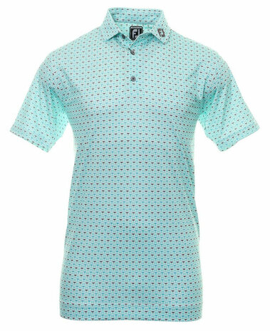 Golf Polo Men's Footjoy Half Moon Geo Print