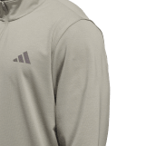 Heren Golfsweater Adidas ELVTD 1/4 Rits Olijf Groen