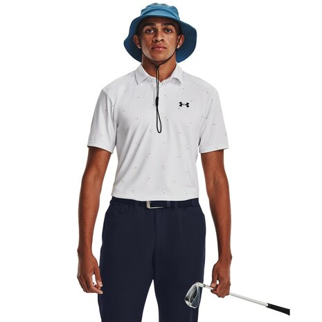 Under Armour Playoff Polo 3.0 Print-White