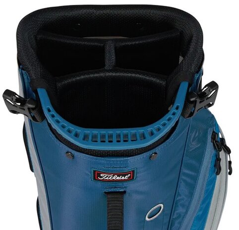 Titleist Players 4 Carbon Standbag Gray Lagoon Reef Blue