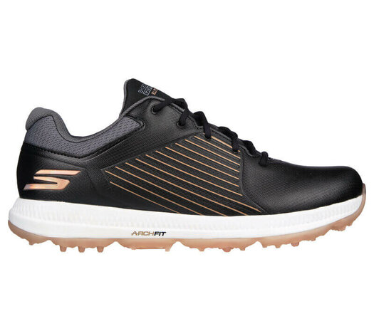 Skechers Dames Golfschoenen Go Golf Elite 5-GF Zwart Rose Goud