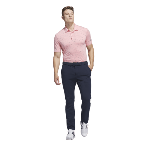 Adidas ULT365 All Over Print Heren Golfpolo Roze 