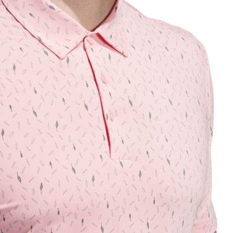 Adidas ULT365 All Over Print Heren Golfpolo Roze 