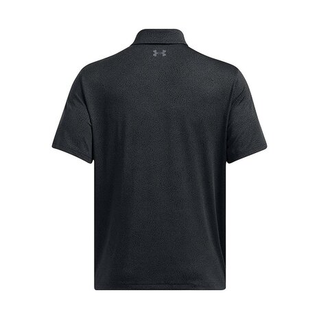 Under Armour Heren Playoff Golfpolo 3.0 Printed-Black Antracite