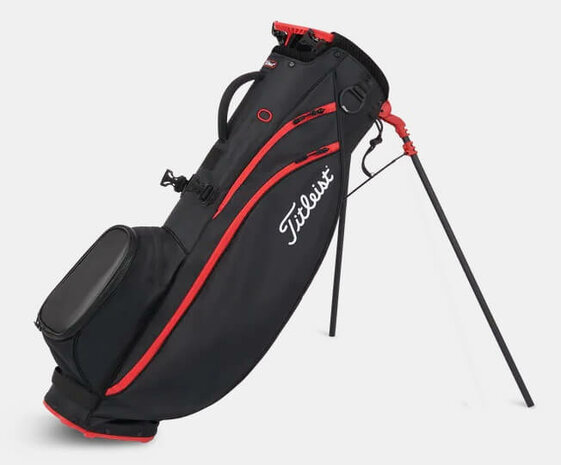 Titleist Players 4 Carbon-S Standbag Black Red