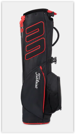 Titleist Players 4 Carbon-S Standbag Black Red