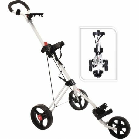 Fastfold Force 3 wiel Golftrolley Wit