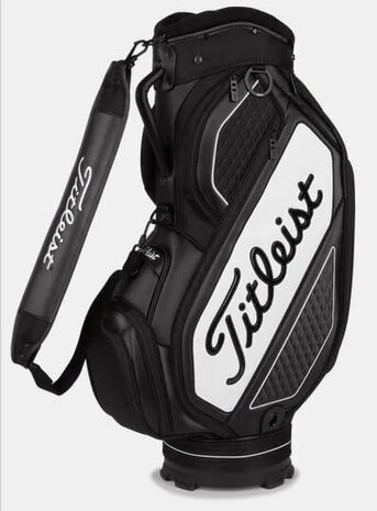 Titleist Jet Black Midsize Bag Black White 2022