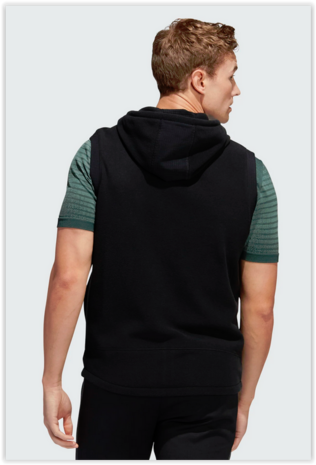 Adidas Hoodie Vest - bodywarmer zwart