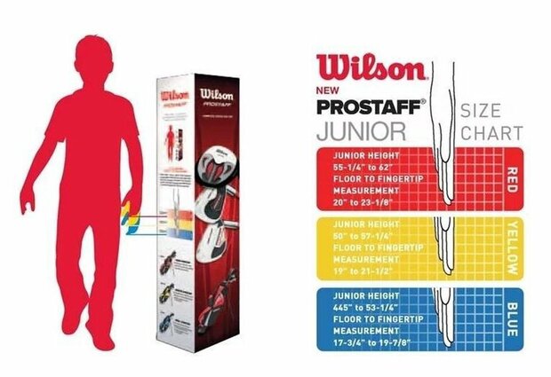 Wilson Pro Staff JGI junior golfset 11-14 jaar