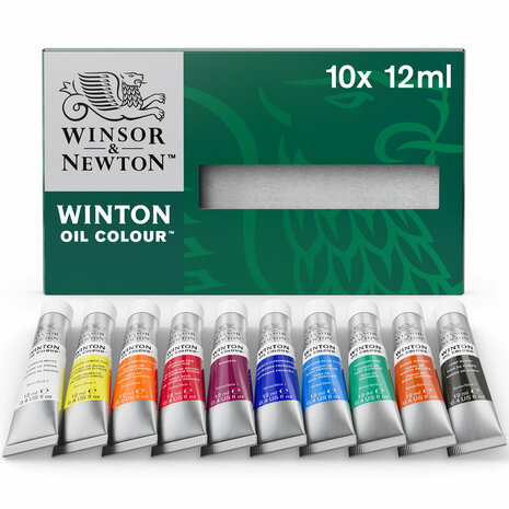 W&N Winton Starter Olieverf Set 10-delige 12ML