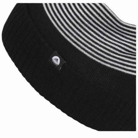 Adidas Pom Beanie Black White