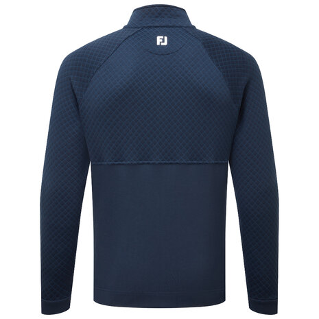 Footjoy Jacquard Thermal Cout Heren Midlayer Navy