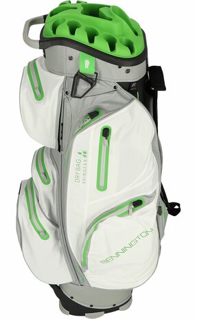 Bennington Dry QO-14 Cartbag Wit Zilver Lime