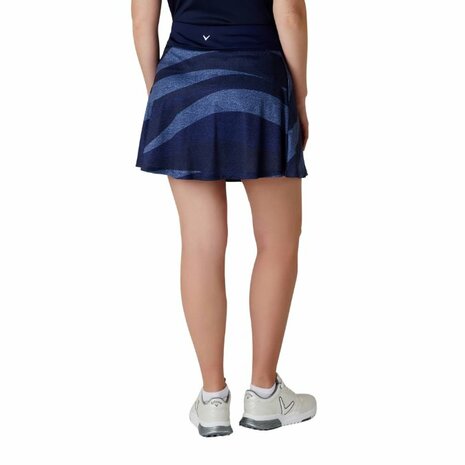 Callaway Gradient Wave Print 17″ Flounce Golf Skort