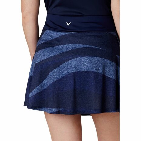 Callaway Gradient Wave Print 17″ Flounce Golf Skort