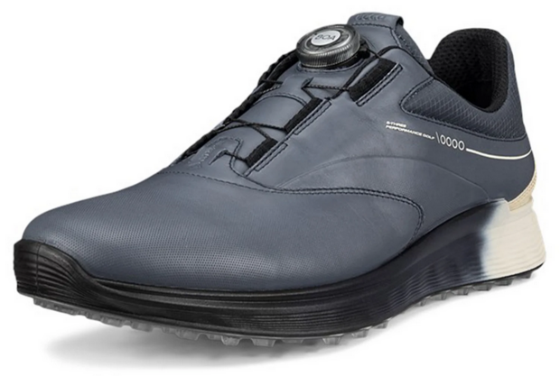 Golfschoenen Heren Ecco M Golf S-Three BOA Ombre Sand