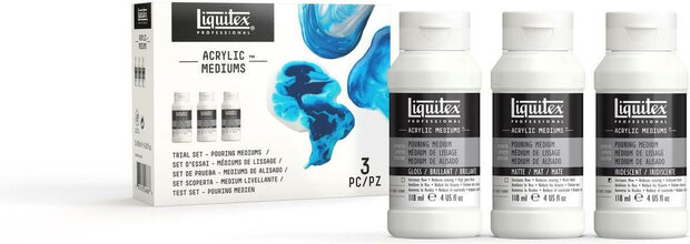 LQX Acrylic Additive Pouring Mediums Trial Set