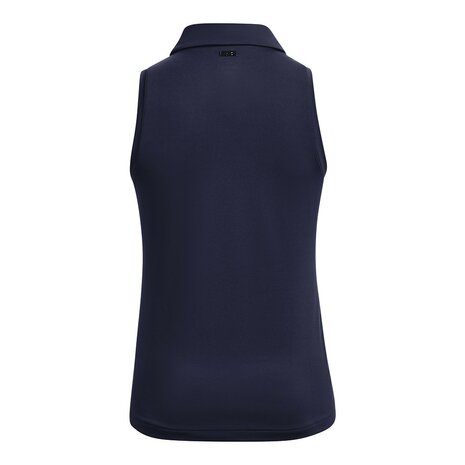 Under Armour Zinger Mouwloze Golfpolo Midnight Navy