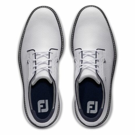 Footjoy Heren Golfschoenen Traditions Wit Navy