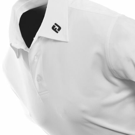 Footjoy Stretch Pique Polo Shirt Wit