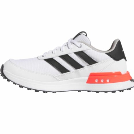 Adidas S2G SL 24 Kindergolfschoenen Wit Zwart Rood