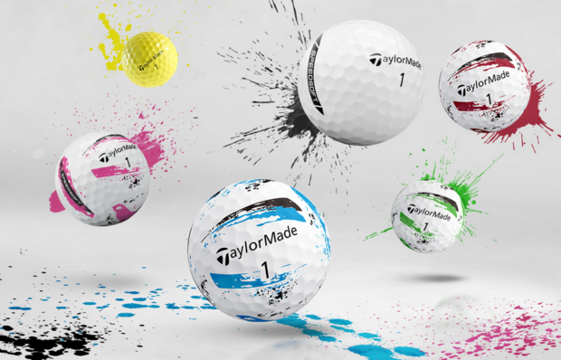 Golfballen Taylormade Speed Soft Ink Wit Lime