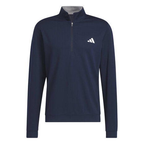 Golfsweater Adidas ELVTD 1/4 Rits Navy