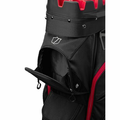 Wilson Staff I-Lock Cartbag Zwart Rood