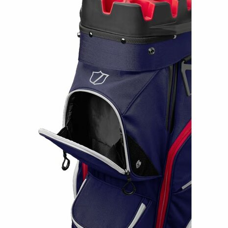 Wilson Staff I-Lock Cartbag Navy Rood