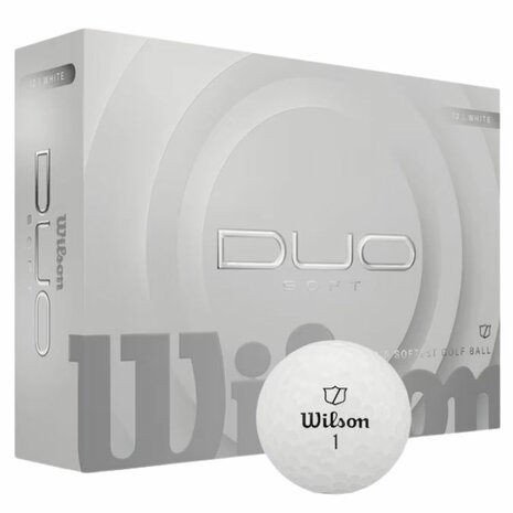 Wilson Staff Duo Soft Golfballen Wit