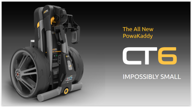 Powakaddy CT6 Gun Metal 18 Hole Lithium EU