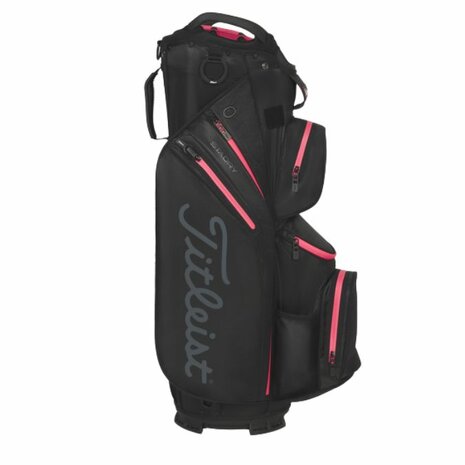 Cartbag Titleist Cart 14 StaDry Black Candy Pink