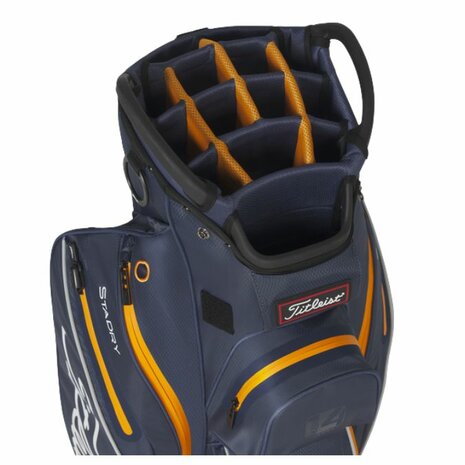 Cartbag Titleist Cart 14 StaDry Navy Marble Bonfire