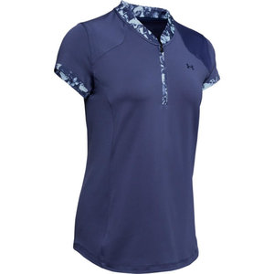 Under Armour Dames Zinger Zip Polo Blue Ink