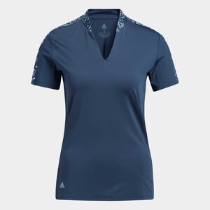 Adidas Ultimate Print Dames Polo Shirt Navy